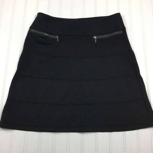 Athleta Black Strata A-Line Skirt - Picture 2 of 6